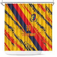 Custom Ecuador Football Shower Curtain La Tricolor-100th Anniversary - Wonder Print Shop