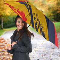 Custom Ecuador Football Umbrella La Tricolor-100th Anniversary - Wonder Print Shop