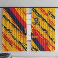 Custom Ecuador Football Window Curtain La Tricolor-100th Anniversary - Wonder Print Shop