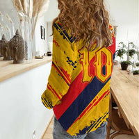 Custom Ecuador Football Women Casual Shirt La Tricolor-100th Anniversary - Wonder Print Shop