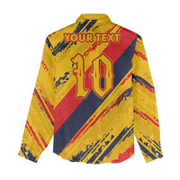 Custom Ecuador Football Women Casual Shirt La Tricolor-100th Anniversary - Wonder Print Shop