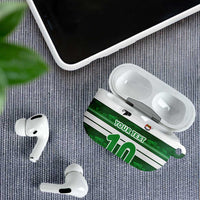 Custom Zimbabwe Rugby AirPods Case African Heritage Stripes Style - Wonder Print Shop