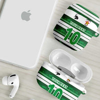 Custom Zimbabwe Rugby AirPods Case African Heritage Stripes Style - Wonder Print Shop