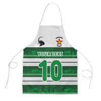 Custom Zimbabwe Rugby Apron African Heritage Stripes Style - Wonder Print Shop