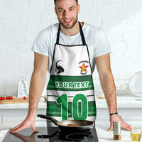 Custom Zimbabwe Rugby Apron African Heritage Stripes Style - Wonder Print Shop