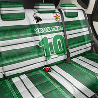 Custom Zimbabwe Rugby Back Car Seat Cover African Heritage Stripes Style - Wonder Print Shop
