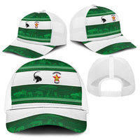 Zimbabwe Rugby Baseball Net Cap African Heritage Stripes Style - Wonder Print Shop
