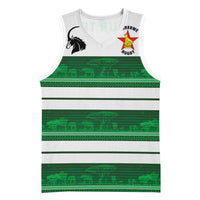 Custom Zimbabwe Rugby Basketball Jersey African Heritage Stripes Style - Wonder Print Shop