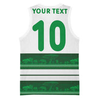 Custom Zimbabwe Rugby Basketball Jersey African Heritage Stripes Style - Wonder Print Shop