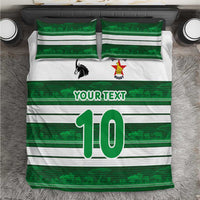 Custom Zimbabwe Rugby Bedding Set African Heritage Stripes Style - Wonder Print Shop