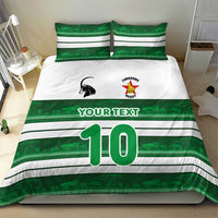 Custom Zimbabwe Rugby Bedding Set African Heritage Stripes Style - Wonder Print Shop