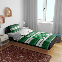 Custom Zimbabwe Rugby Bedding Set African Heritage Stripes Style - Wonder Print Shop