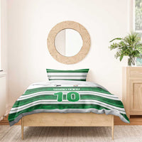 Custom Zimbabwe Rugby Bedding Set African Heritage Stripes Style - Wonder Print Shop