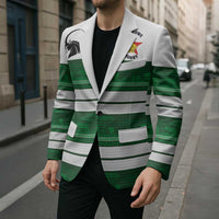 Custom Zimbabwe Rugby Blazer African Heritage Stripes Style - Wonder Print Shop