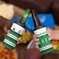 Custom Zimbabwe Rugby 4 in 1 Can Cooler Tumbler African Heritage Stripes Style - Wonder Print Shop