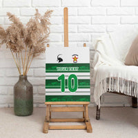 Custom Zimbabwe Rugby Canvas Wall Art African Heritage Stripes Style - Wonder Print Shop