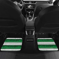 Custom Zimbabwe Rugby Car Mats African Heritage Stripes Style - Wonder Print Shop