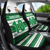Custom Zimbabwe Rugby Car Seat Cover African Heritage Stripes Style - Wonder Print Shop