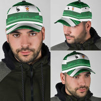 Zimbabwe Rugby Classic Cap African Heritage Stripes Style - Wonder Print Shop