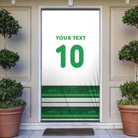 Custom Zimbabwe Rugby Door Cover African Heritage Stripes Style - Wonder Print Shop