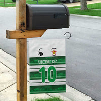 Custom Zimbabwe Rugby Garden Flag African Heritage Stripes Style - Wonder Print Shop