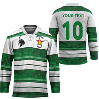 Custom Zimbabwe Rugby Hockey Jersey African Heritage Stripes Style - Wonder Print Shop