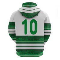 Custom Zimbabwe Rugby Hoodie African Heritage Stripes Style - Wonder Print Shop