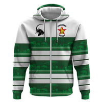 Custom Zimbabwe Rugby Hoodie African Heritage Stripes Style - Wonder Print Shop