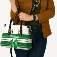 Custom Zimbabwe Rugby Leather Bag African Heritage Stripes Style - Wonder Print Shop