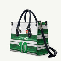 Custom Zimbabwe Rugby Leather Bag African Heritage Stripes Style - Wonder Print Shop