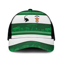 Zimbabwe Rugby Mesh Trucker Cap African Heritage Stripes Style - Wonder Print Shop