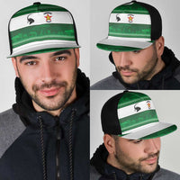 Zimbabwe Rugby Mesh Trucker Cap African Heritage Stripes Style - Wonder Print Shop