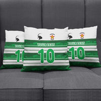 Custom Zimbabwe Rugby Pillow Cover African Heritage Stripes Style - Wonder Print Shop