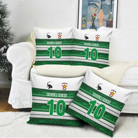 Custom Zimbabwe Rugby Pillow Cover African Heritage Stripes Style - Wonder Print Shop