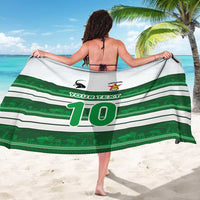 Custom Zimbabwe Rugby Sarong African Heritage Stripes Style - Wonder Print Shop