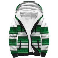 Custom Zimbabwe Rugby Sherpa Hoodie African Heritage Stripes Style - Wonder Print Shop