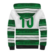 Custom Zimbabwe Rugby Sherpa Hoodie African Heritage Stripes Style - Wonder Print Shop