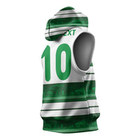 Custom Zimbabwe Rugby Sleeveless Hoodie African Heritage Stripes Style - Wonder Print Shop