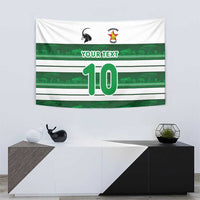 Custom Zimbabwe Rugby Tapestry African Heritage Stripes Style - Wonder Print Shop