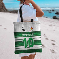 Custom Zimbabwe Rugby Tote Bag African Heritage Stripes Style - Wonder Print Shop