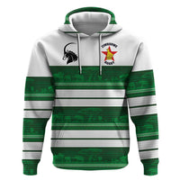 Custom Zimbabwe Rugby Zip Hoodie African Heritage Stripes Style - Wonder Print Shop