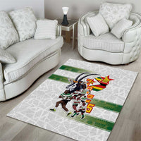 Zimbabwe Rugby The Champions 2025 Area Rug Warriors Sable Antelope - Wonder Print Shop