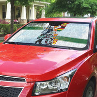 Zimbabwe Rugby The Champions 2025 Auto Sun Shade Warriors Sable Antelope - Wonder Print Shop