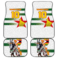 Zimbabwe Rugby The Champions 2025 Car Mats Warriors Sable Antelope - Wonder Print Shop