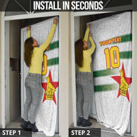 Zimbabwe Rugby The Champions 2025 Door Cover Warriors Sable Antelope - Wonder Print Shop