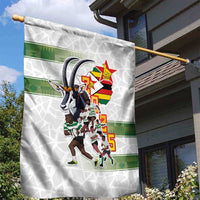 Zimbabwe Rugby The Champions 2025 Garden Flag Warriors Sable Antelope - Wonder Print Shop