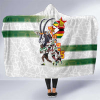 Zimbabwe Rugby The Champions 2025 Hooded Blanket Warriors Sable Antelope - Wonder Print Shop