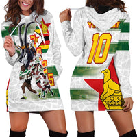 Custom Zimbabwe Rugby The Champions 2025 Hoodie Dress Warriors Sable Antelope - Wonder Print Shop