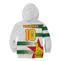 Custom Zimbabwe Rugby The Champions 2025 Kid Hoodie Warriors Sable Antelope - Wonder Print Shop