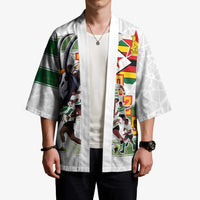 Custom Zimbabwe Rugby The Champions 2025 Kimono Warriors Sable Antelope - Wonder Print Shop